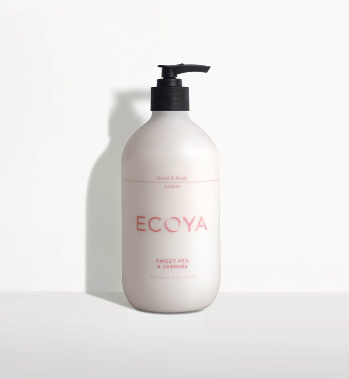 Ecoya Collection Sweet Pea & Jasmine Hand & Body Lotion 450Ml - Life Pharmacy Orewa