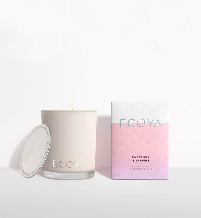 Ecoya Collection Sweet Pea & Jasmine Candle 80G - Life Pharmacy Orewa