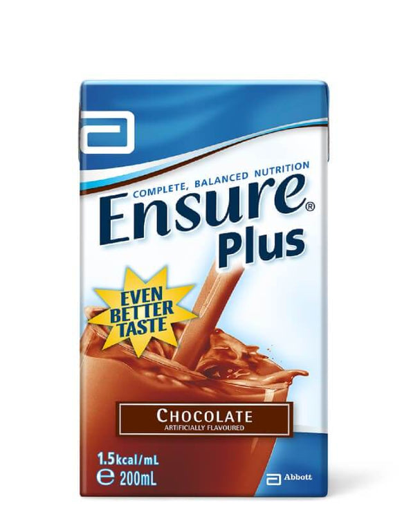 Ensure Plus Liquid Chocolate Tetrapak 200ml - Life Pharmacy Orewa