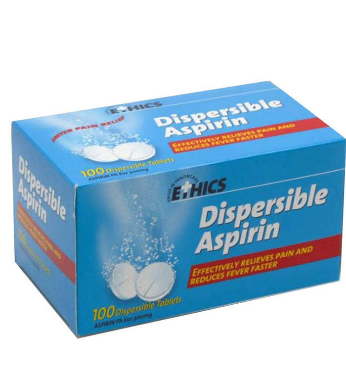 Aspirin 300Mg Dispersible Tablets Ethics - Life Pharmacy Orewa