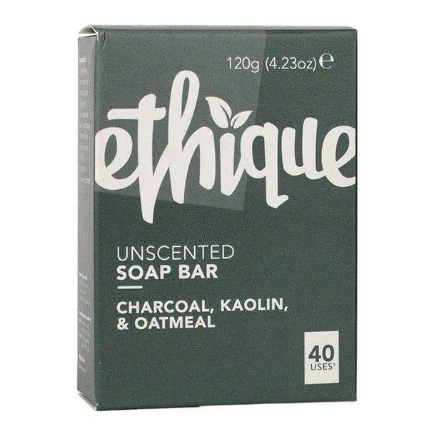 Ethique Charcoal, Kaolin & Oat Wash Bar 120gm - Life Pharmacy Orewa