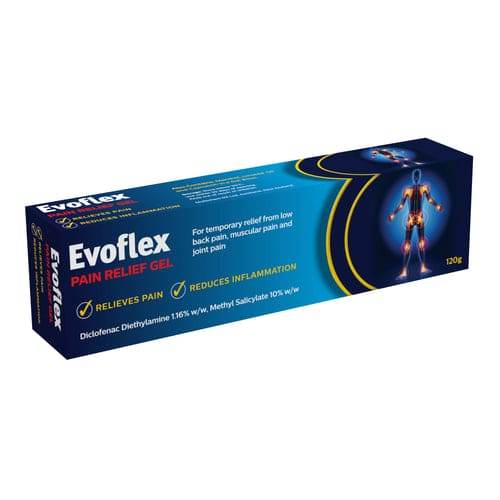 Evoflex Pain Relief Gel 120Gm - Life Pharmacy Orewa