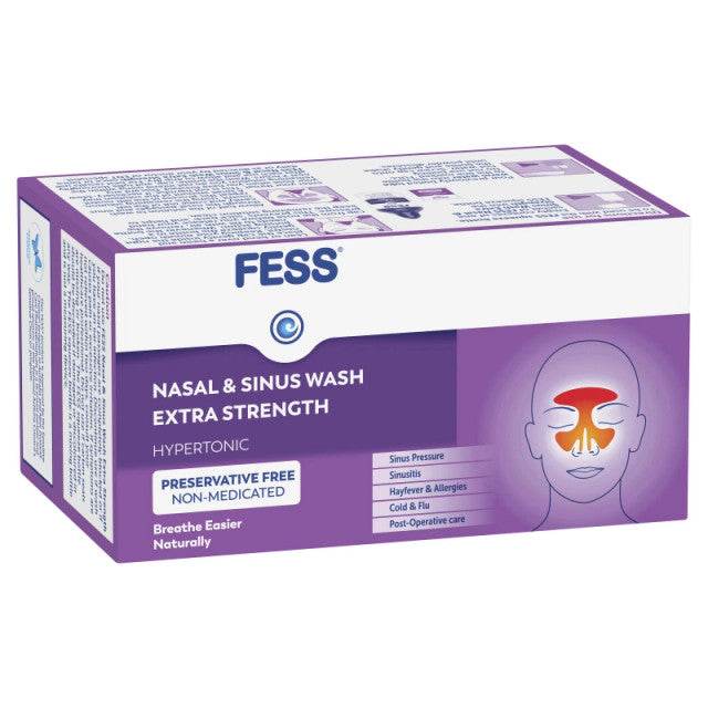 Fess Nasal & Sinus Wash Xtra Strength 24 - Life Pharmacy Orewa