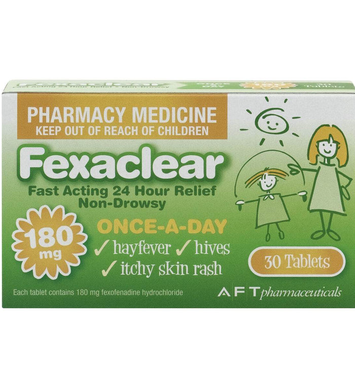 Fexaclear Tablet 180Mg 70'S - Life Pharmacy Orewa