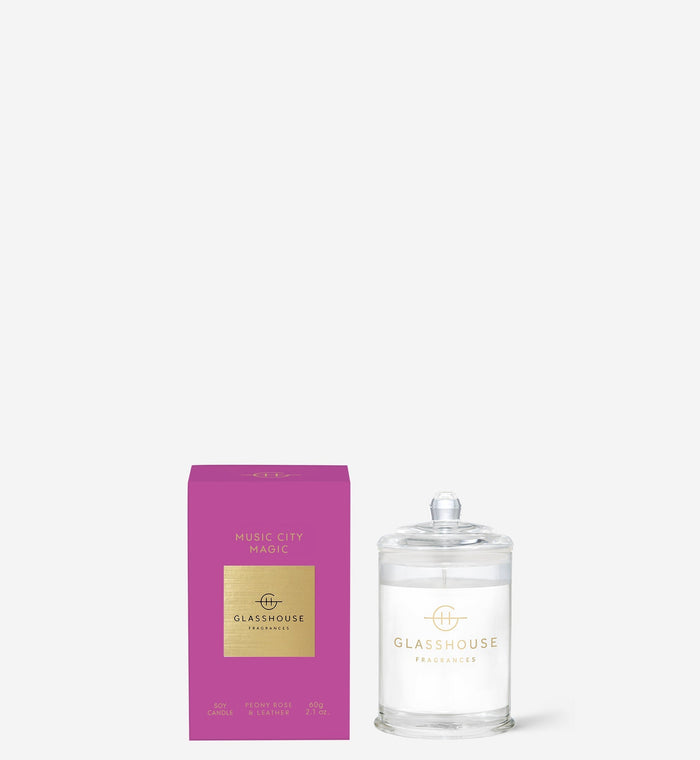 Glasshouse 60G Candle Music City Magic