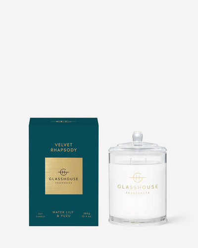 Glasshouse 380G Candle Celvet Rhapsody