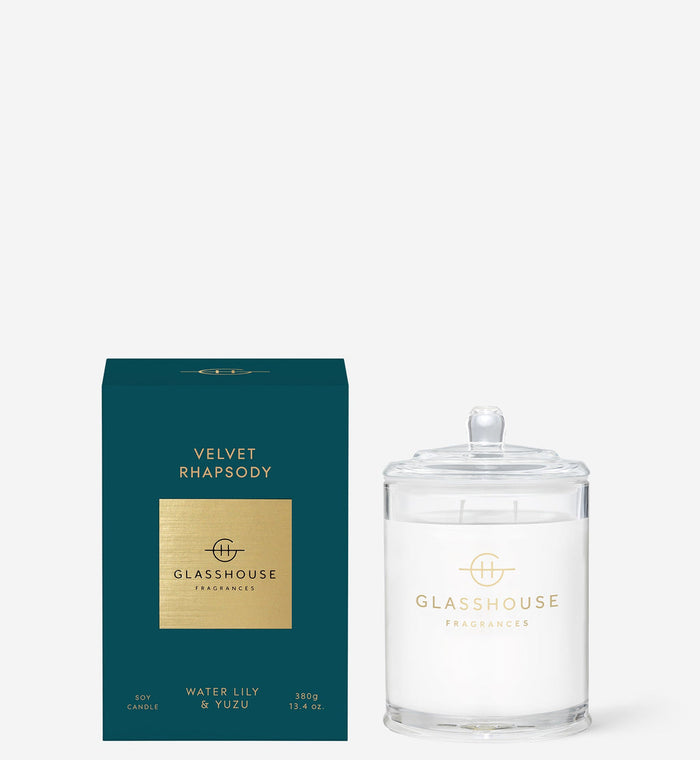 Glasshouse 380G Candle Celvet Rhapsody