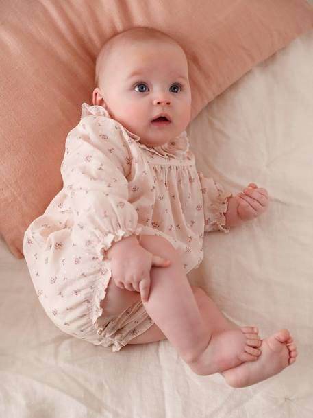 Boody Baby Long Sleeve Romper 3 to 6 Months Dusty Pink - Life Pharmacy Orewa