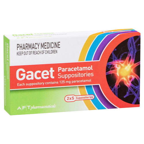 Gacet 125Mg Suppos - Life Pharmacy Orewa