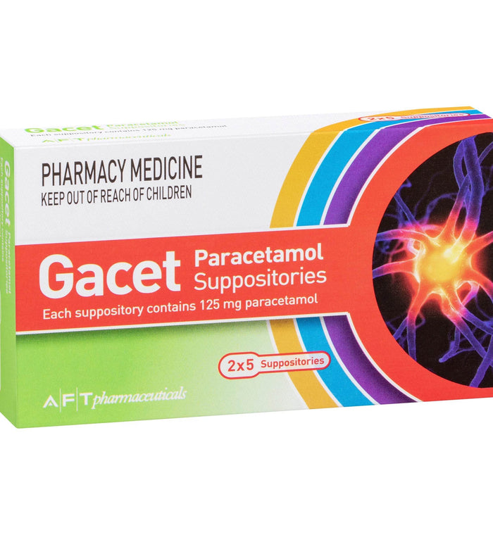 Gacet 125Mg Suppos - Life Pharmacy Orewa