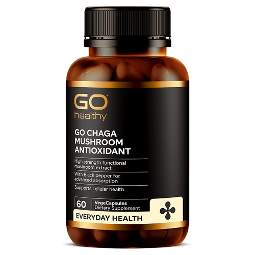 GO CHAGA MUSHROOM ANTIOXIDANT 60 - Life Pharmacy Orewa