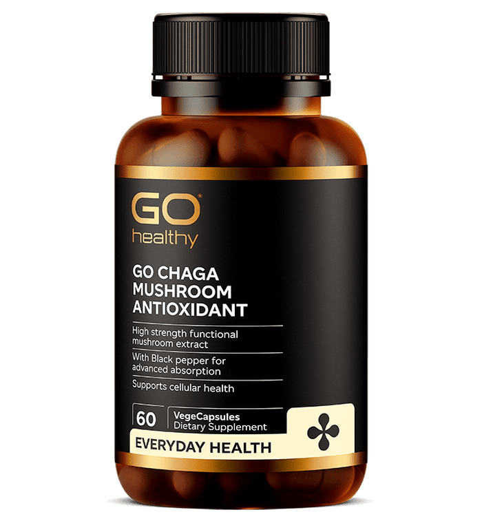 GO CHAGA MUSHROOM ANTIOXIDANT 60 - Life Pharmacy Orewa