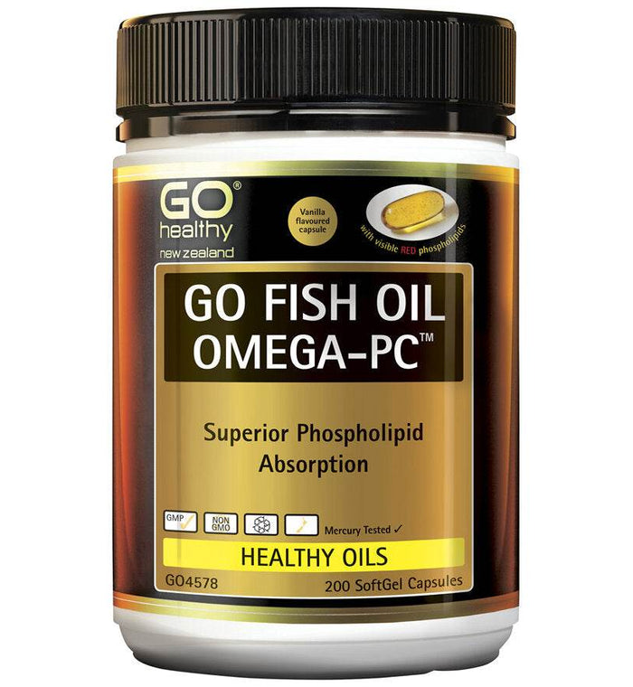 Go Healthy Fish Oil Omega 200 Caps - Life Pharmacy Orewa