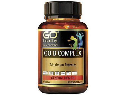 Go Healthy B Complex - Maximum Potency (60 Vcaps) - Life Pharmacy Orewa