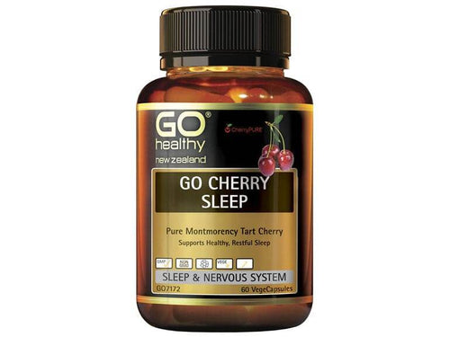 Go Cherry Sleep - Pure Montmerancy Tart Cherry (60 Vcaps) - Life Pharmacy Orewa