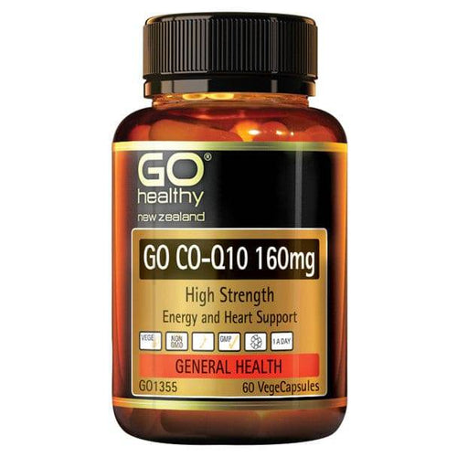 Go Healthy Co-Q10 160Mg - High Strength Energy And Heart Support (60 Vcaps) - Life Pharmacy Orewa