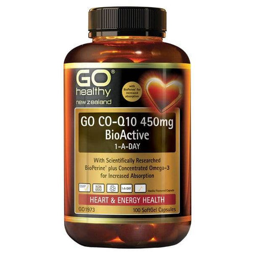 Go Co-Q10 450Mg Bioactive 1-A-Day 30 Caps - Life Pharmacy Orewa