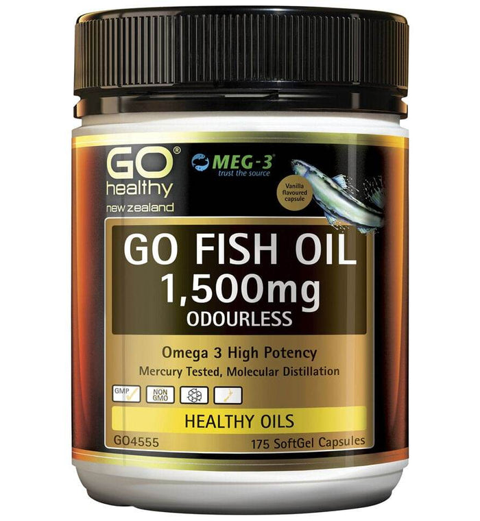 Go Healthy Fish Oil 1500Mg 175 - Life Pharmacy Orewa