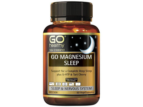 Go Healthy Magnesium Super Sleep 60 Vcaps - Life Pharmacy Orewa