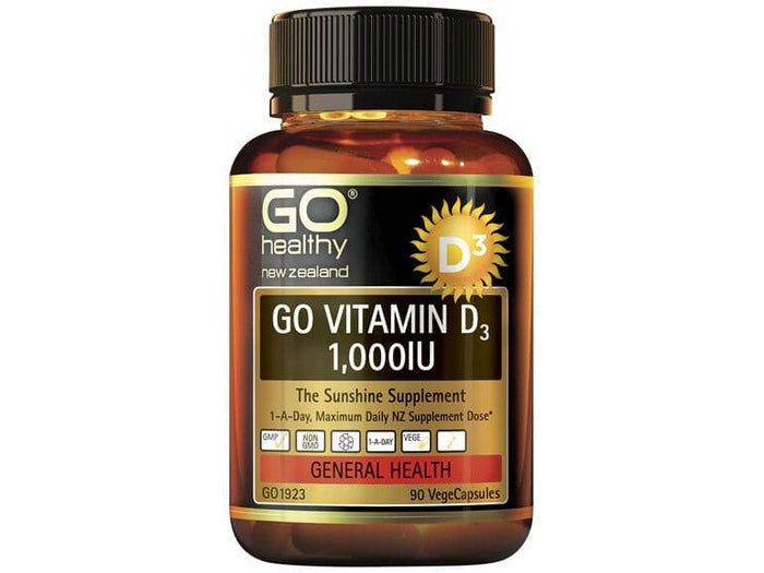 Go Vit D3 1000Iu 90Vcaps - Life Pharmacy Orewa
