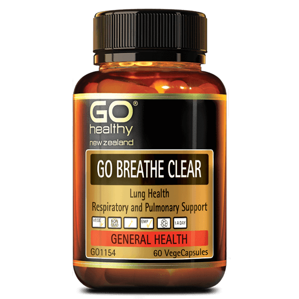 Go Healthy Breathe Clear 60 Capsules - Life Pharmacy Orewa