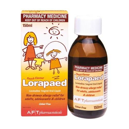 Lorapaed Syrup 150Ml Otc Pack - Life Pharmacy Orewa