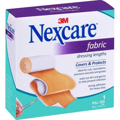 Nexcare Fabric Dressing 6Cmx1M - Life Pharmacy Orewa