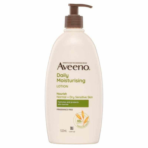 Aveeno Daily Moist Lotion 532ml - Life Pharmacy Orewa
