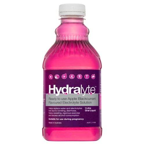 Hydralyte Rtd Apple & B/C 1L - Life Pharmacy Orewa