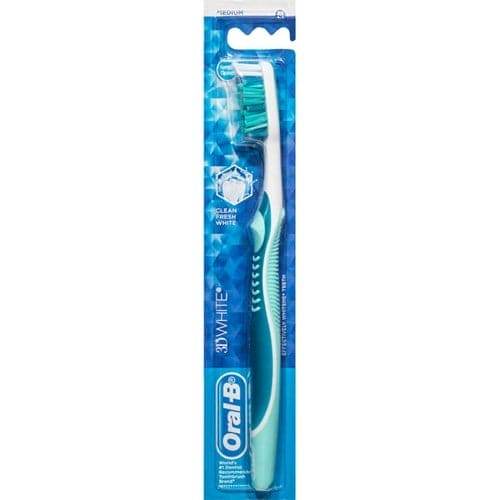 Oral-B 3D White Medium Toothbrush - Life Pharmacy Orewa