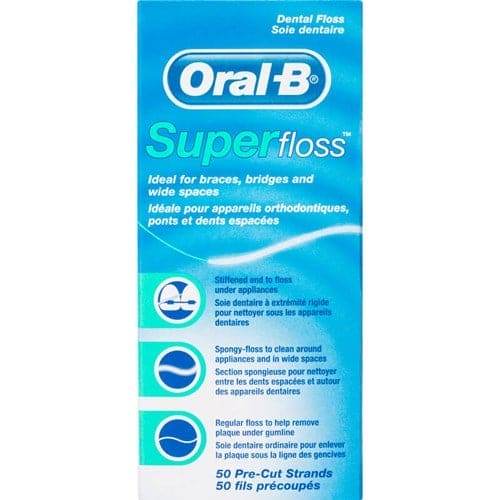 Oral B Super Floss Unwaxed - Life Pharmacy Orewa