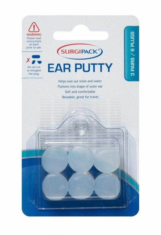 Surgi Pack Ear Plug Putty Swim & Noise 3pr 6251 - Life Pharmacy Orewa