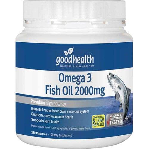 Good Health Fish Oil 2000Mg 230 Capsules - Life Pharmacy Orewa