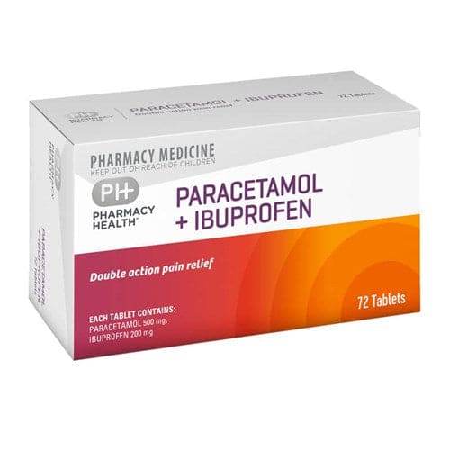 Ph Paracetamol + Ibuprofen 72Tabs - Life Pharmacy Orewa