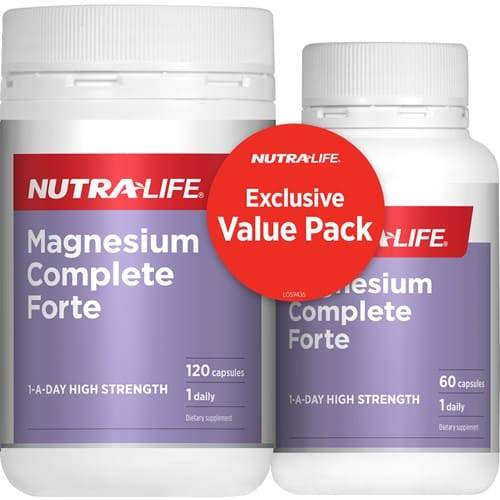 Nutralife Mag Complete Forte 120S + 60S Twin Pk - Life Pharmacy Orewa