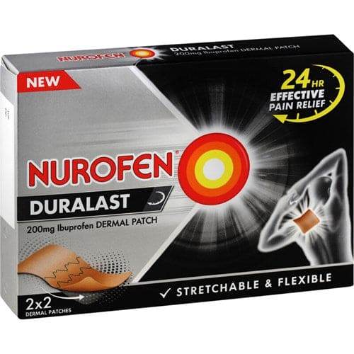 Nurofen Dlast Derm. Patch 200Mg 4Pk - Life Pharmacy Orewa