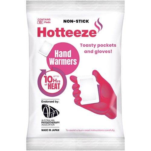 Hotteeze Hand Warmers 10Pk - Life Pharmacy Orewa