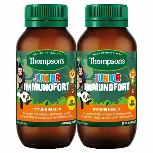 Thompsons Junior Immunofort Twin Packs 90s - Life Pharmacy Orewa