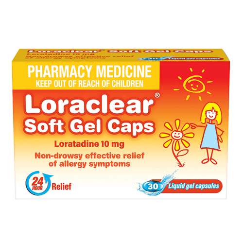 Loraclear 10Mg Soft Gel Caps 30 - Life Pharmacy Orewa