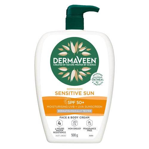 Dermaveen Spf50+ Sunsens Bodymoist 500G - Life Pharmacy Orewa