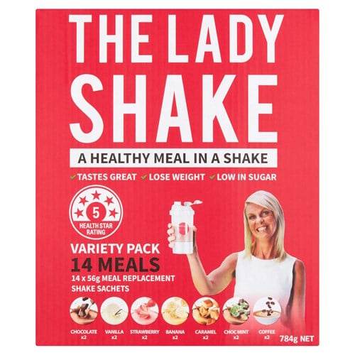 The Lady Shake Variety 14 Sachets - Life Pharmacy Orewa