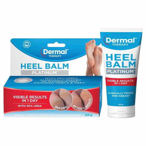 Dermal Therapy Heel Balm Platinum 125gm - Life Pharmacy Orewa