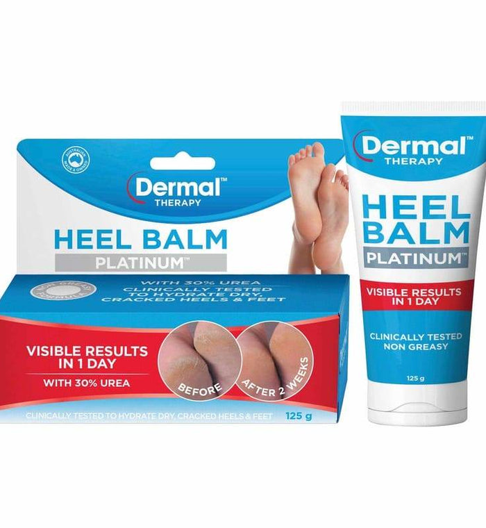 Dermal Therapy Heel Balm Platinum 125gm - Life Pharmacy Orewa