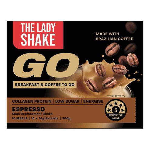 The Lady Shake Go - Espresso 10Pk - Life Pharmacy Orewa