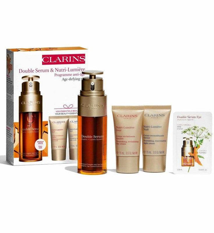 Clarins Nutri-Lumiere/Double Serum Set - Life Pharmacy Orewa