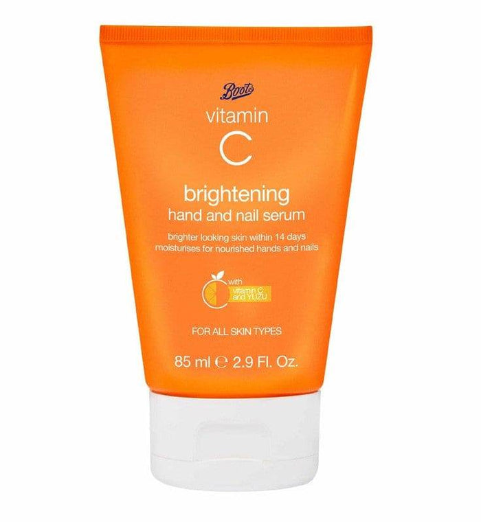 Boots Vitamin C Brightening Hand & Nail Serum 85ml - Life Pharmacy Orewa