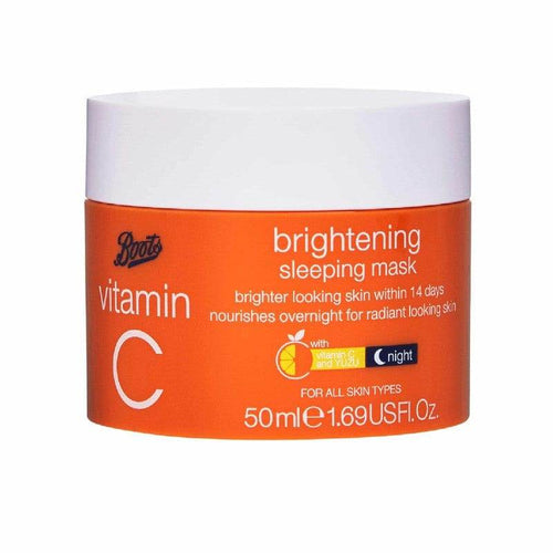 Boots Vitamin C Brightening Sleeping Mask 50ml - Life Pharmacy Orewa