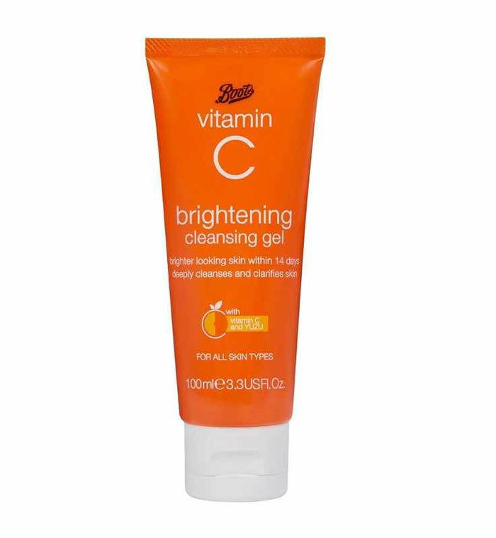Boots Vitamin C Brightening Cleansing Gel 200ml - Life Pharmacy Orewa