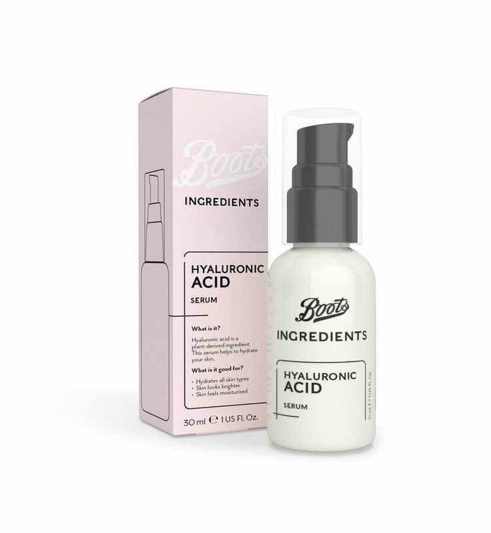 Boots Ingredients Hyaluronic Acid Serum 30ml - Life Pharmacy Orewa