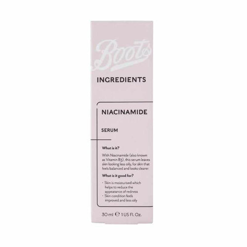 Boots Ingredients Niacinamide Serum 30ml - Life Pharmacy Orewa